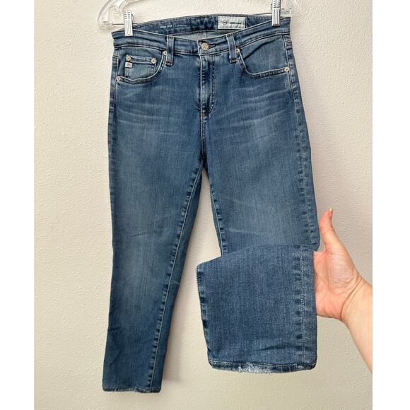 AG Adriano Goldschmied Prima Crop Cigarette Jeans Blue Women’s 29R - Picture 1 of 11